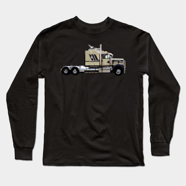 truck Long Sleeve T-Shirt by rickylabellevie